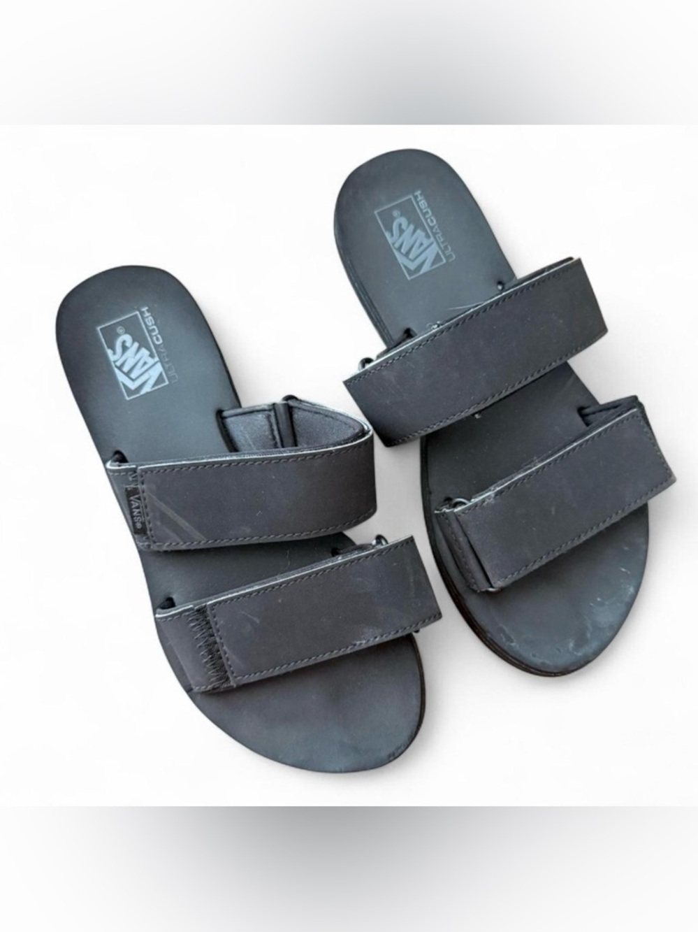 Vans Black Double Banded Slide Sandals